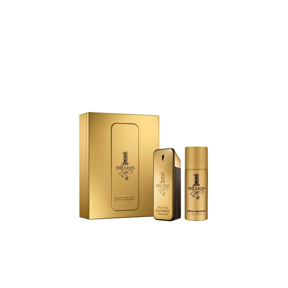 One Million Set - (100ml EDT + 150ml DeoSpray + 10ml Mini)