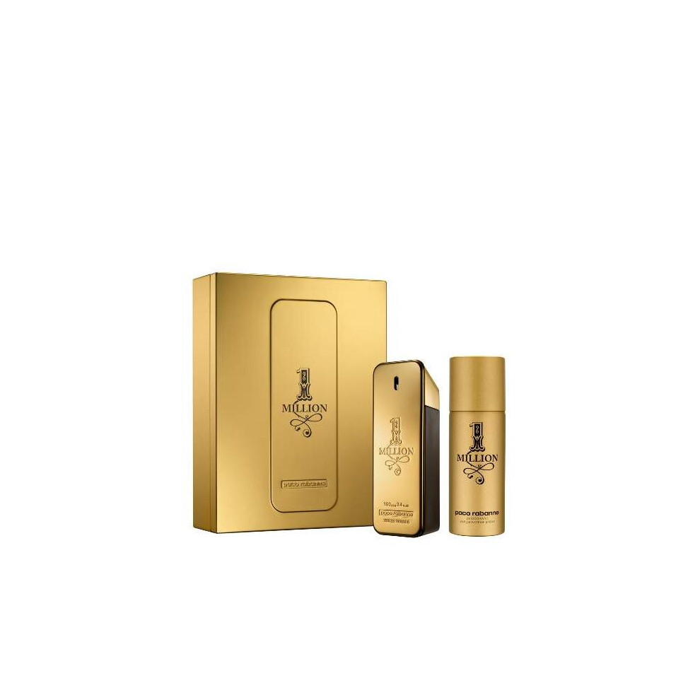 Paco Rabanne One Million Set - (100Ml Edt + 150Ml Deospray + 10Ml Mini)