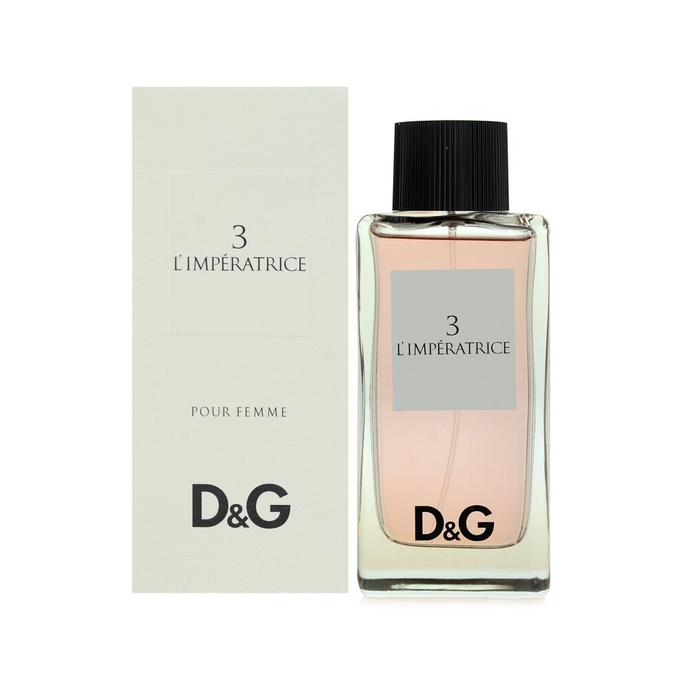 Dolce & Gabbana L'Imperatrice 3 100ml EDT Spray – Fruity Floral Woody, Fresh & Elegant