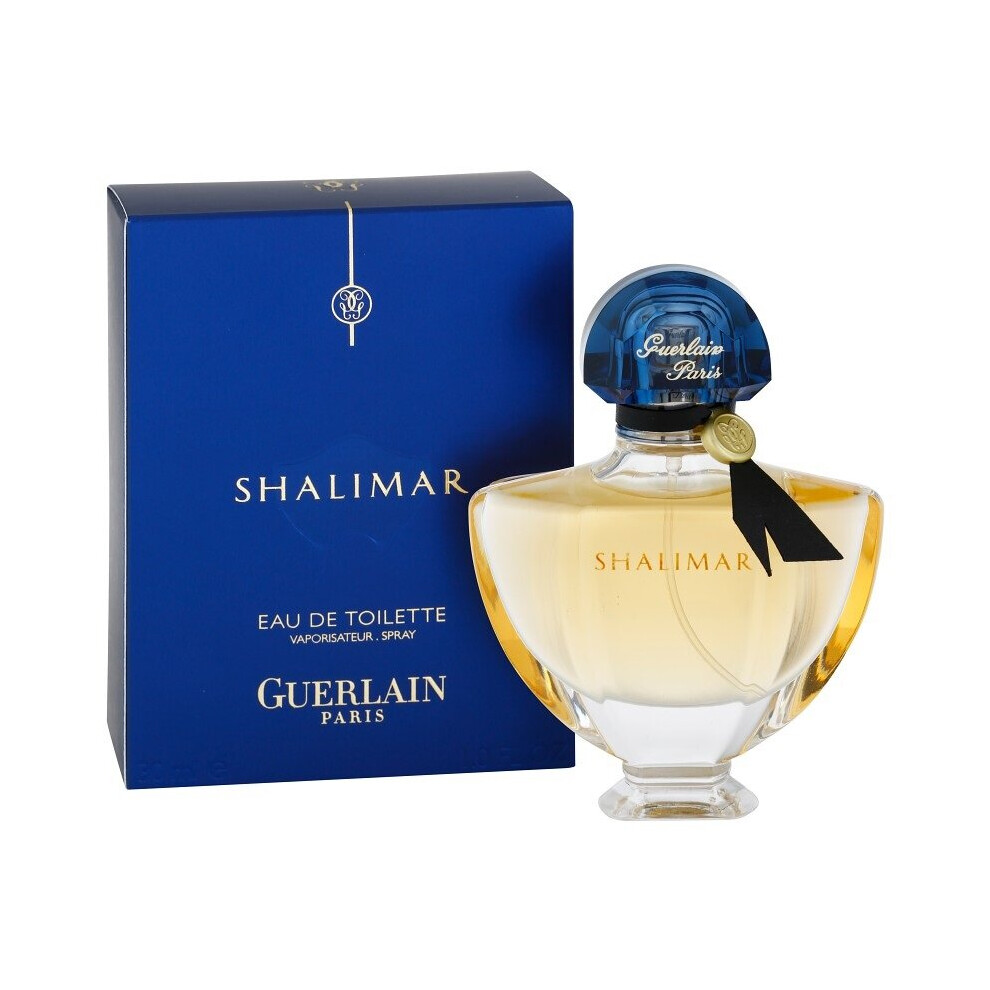 Shalimar Eau de Toilette 90ml by Guerlain - Timeless Citrus, Jasmine & Vanilla Fragrance