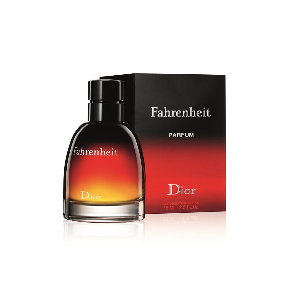 Dior Fahrenheit Parfum 75ml - Oriental Spicy Men's Fragrance with Licorice, Rum & Bourbon Vanilla