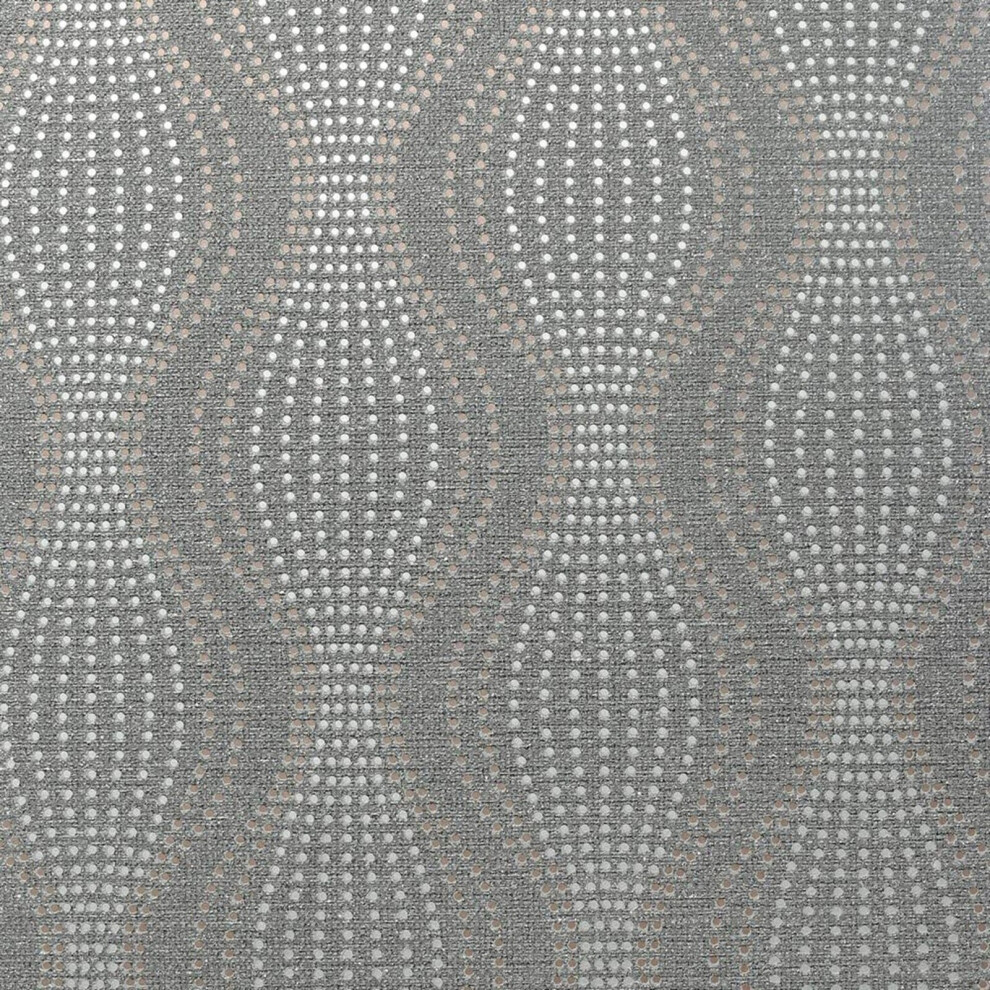 (921001 Gunmetal Grey) Arthouse Calico Dot Wallpaper Textured Metallic Vinyl Glitter Polka Spots Wave
