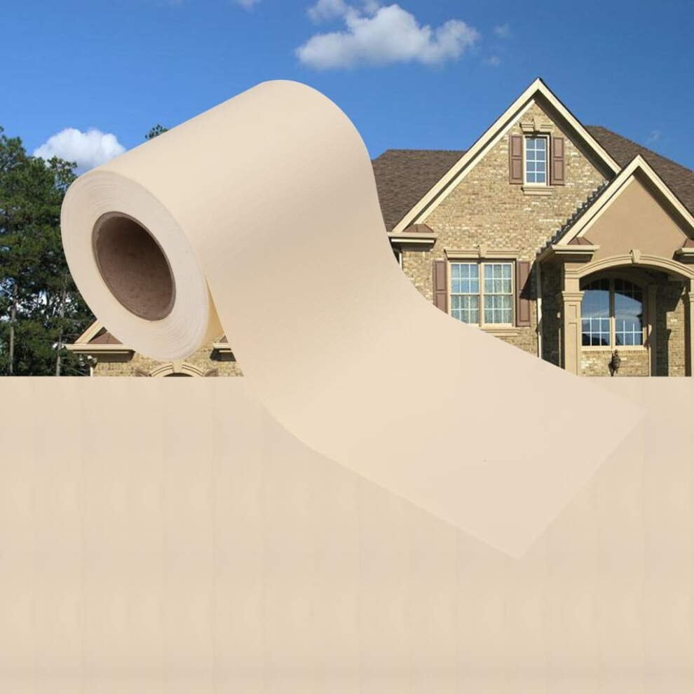 Vidaxl Garden Privacy Screen Pvc 35 M Cream Fence Strip Roll Home Outdoor