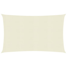 vidaXL Sonnensegel 160 g/m² Creme 2x4,5 m HDPE