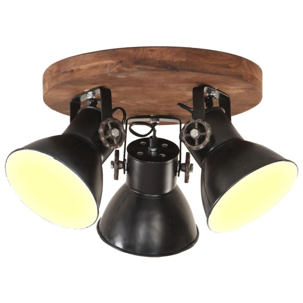 Vidaxl Industrial Ceiling Lamp 25 W 42X27 Cm E27 Black