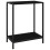 VidaXL vidaXL Console Table Black Tempered Glass Accent End Side Coffee Hall Table 1