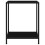 VidaXL vidaXL Console Table Black Tempered Glass Accent End Side Coffee Hall Table 2