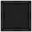 VidaXL vidaXL Tea Table Black 60 cm Tempered Glass Accent Coffee Couch Console Table 3