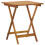 VidaXL vidaXL Solid Acacia Wood Folding Garden Table 60 cm Wooden Dining Side Table 1