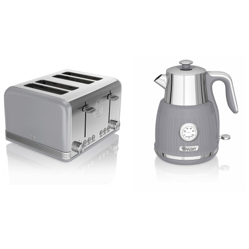 Swan retro cheap grey kettle