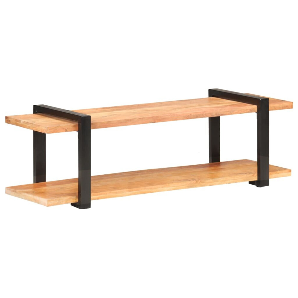 Vidaxl Solid Acacia Wood Tv Cabinet Console Table Sideboard Stereo Media Stand