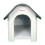 HugglePets (Grey) HugglePets Plastic Dog Kennel With Window 10