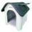 HugglePets (Grey) HugglePets Plastic Dog Kennel With Window 1