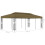 VidaXL vidaXL Pavillon 6x3 m Taupe 180 g/m² 6