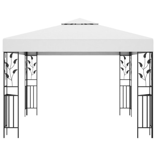 VidaXL vidaXL Pavillon 3x3 m Weiß 180 g/m² 1