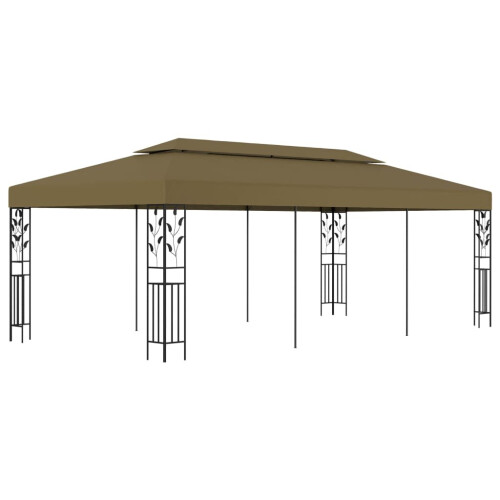 VidaXL vidaXL Pavillon 6x3 m Taupe 180 g/m²