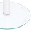 VidaXL vidaXL Coffee Table Transparent Tempered Glass Accent End Sofa Couch Table 4
