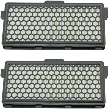 SF-AA 50 Type Active Air Clean Hepa Filter Cartridges for Miele C1 C2 C3 S5210 S5261 S6210 S8320 TT5000 Vacuum Cleaners (Pack of 2)