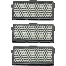 SF-AA 50 Type Active Air Clean Hepa Filter Cartridges for Miele C1 C2 C3 S5210 S5261 S6210 S8320 TT5000 Vacuum Cleaners (Pack of 3)