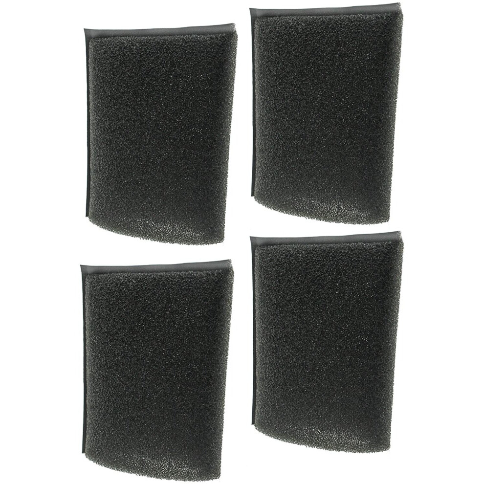 Spares2go Foam Filter Sponge Pouch Wet Dry Insert For Karcher Vacuum Cleaners (Pack Of 4)