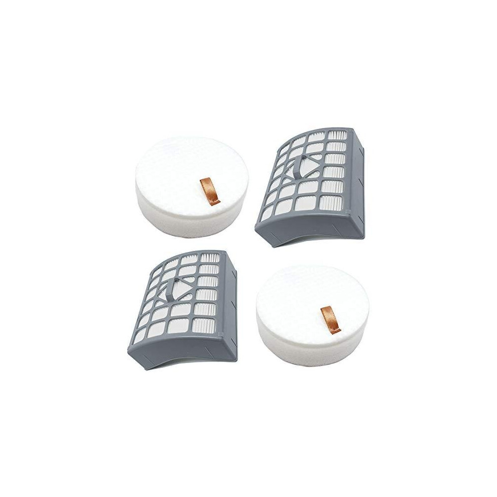 Spares2go Hepa Filter Kit For Shark Nv340 Nv340uk Nv340ukp Nv340ukr Vacuum Cleaner X 2