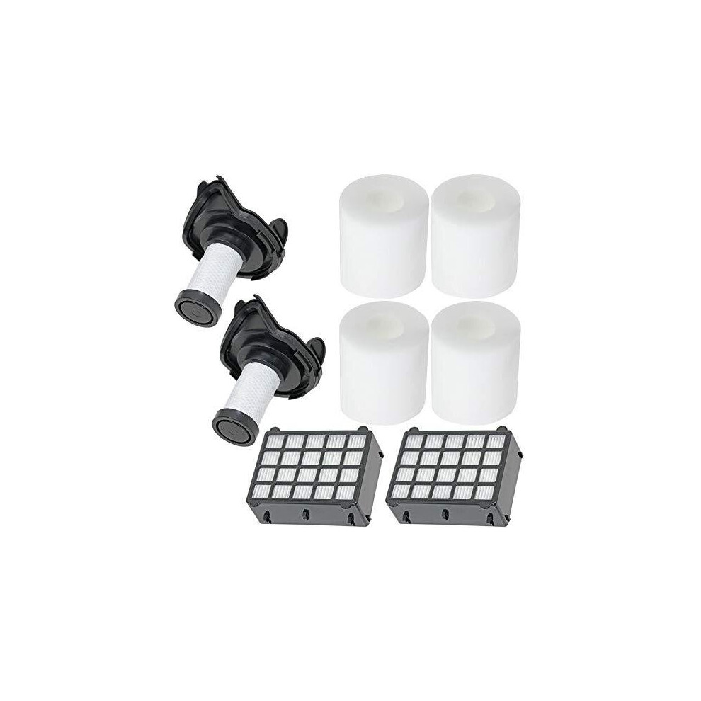 Filter Kit Compatible with Shark DuoClean HV390 HV391 HV392 HV394Q Vacuum Cleaner (4 Foam + 2 Pre -Motor Filters)