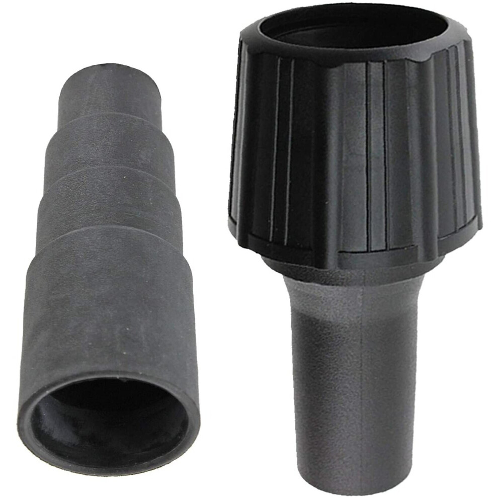 SPARES2GO Dust Extractor Port Multi Adaptor Reducer Kit Compatible with BOSCH Vacuum Cleaner (Pack of 2, 26mm 30mm 32mm 35mm 38mm)