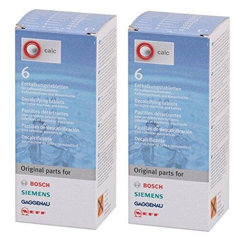 Bosch Genuine BOSCH Descaler Tablets for DeLonghi Coffee Machine (12 Tablets)