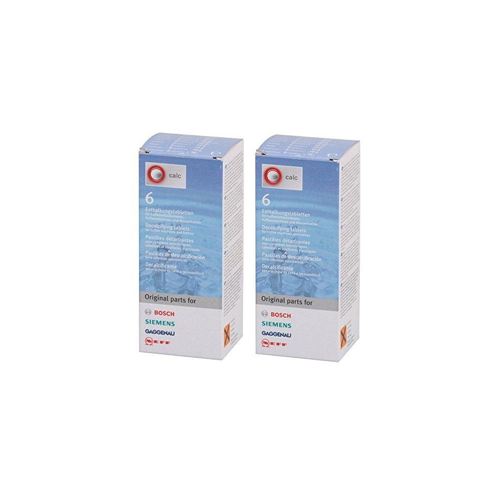 Genuine BOSCH Descaler Tablets for Morphy Richards Coffee Machine (12 Tablets)