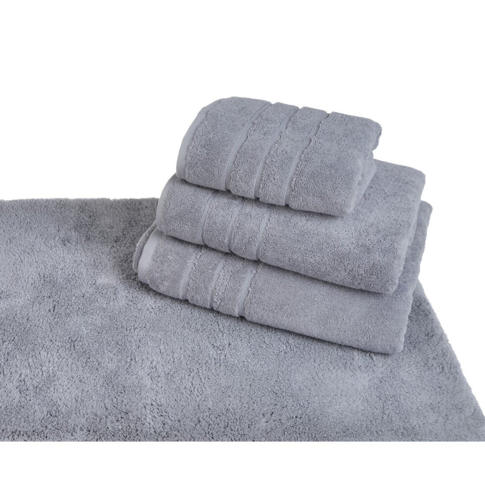 (Smoke Grey, Hand Towel) Premium Hotel Bathroom Towels Cotton Heavyweight 800gsm