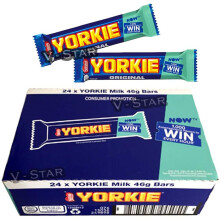 Full Box of Nestle YORKIE Chocolates BAR - 24 Bars (Nestle YORKIE Milk BAR 46g)