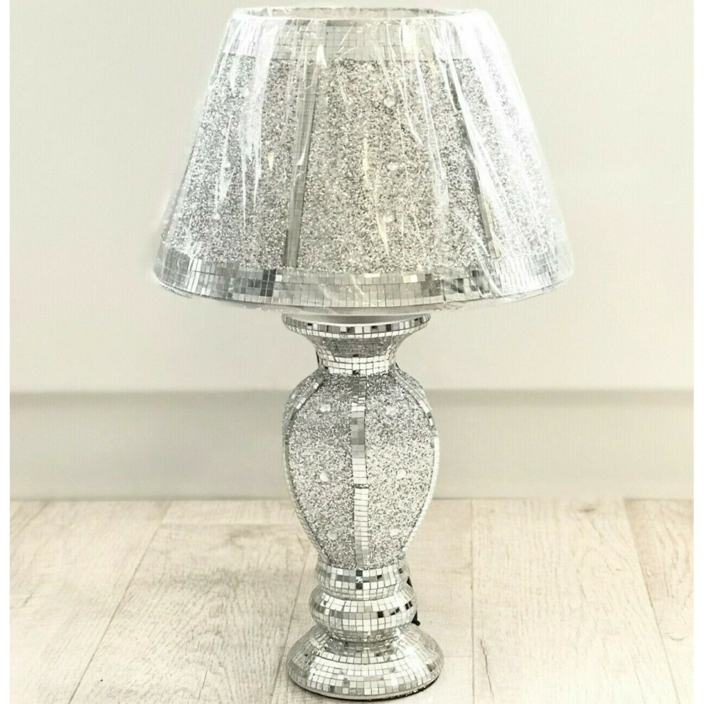 Crushed diamond 2024 lamp shade