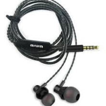 Kabel -Kopfhörer | 3,5 mm | Kabellänge: 1,20 m | Volumensteuerung | Schwarz