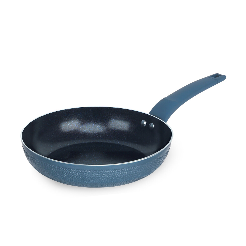 (28cm Frying Pan) URBN-CHEF Diamond Ceramic Blue Cooking Frying Pans