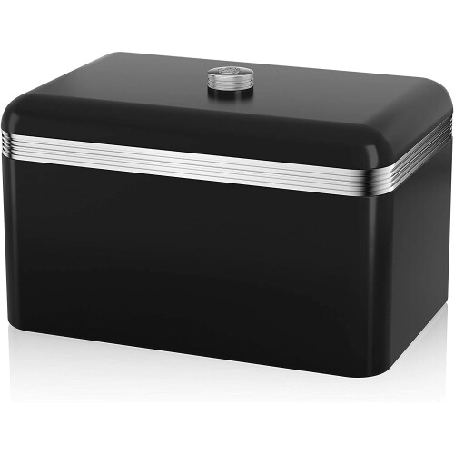 Swan (Black) 4pc Swan Retro Kitchen Storage Set 2