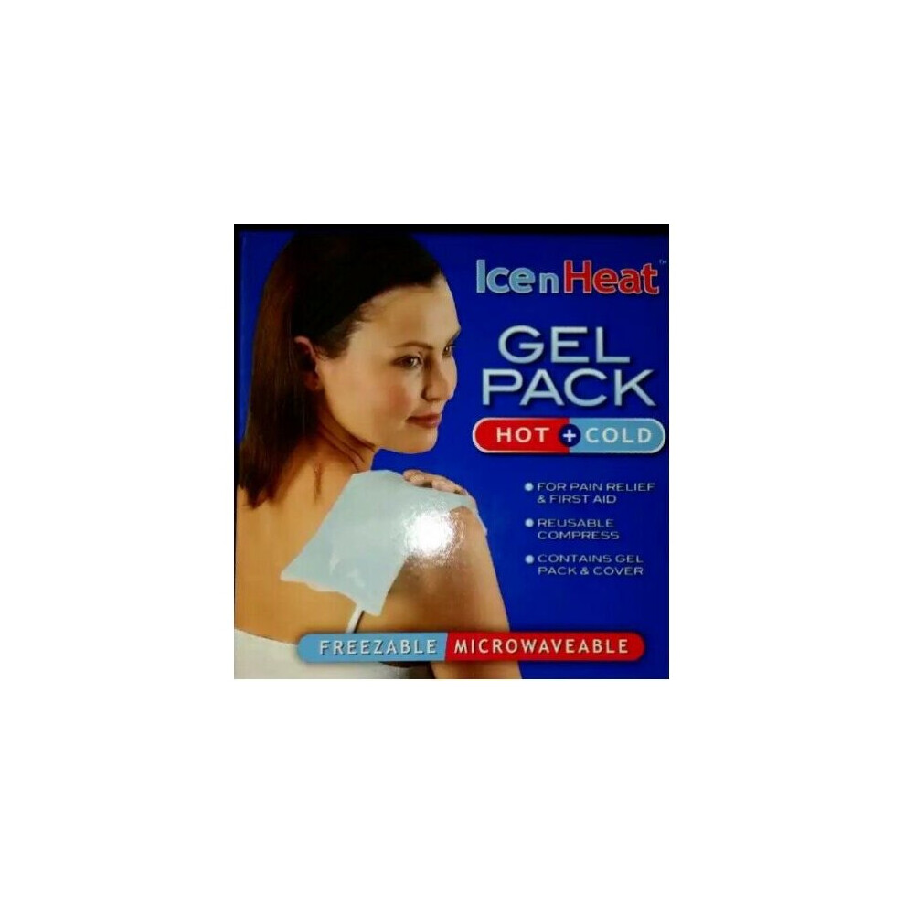 Ice N Heat Gel Pack Hot + Cold (Freezable & Microwaveable) New Packed