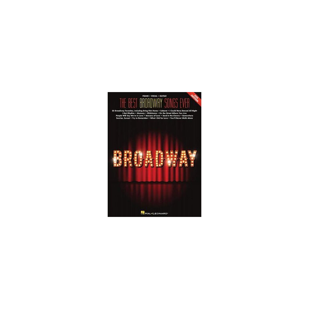 The Best Broadway Songs Ever