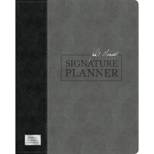 John C. Maxwell Signature Planner (Gray Black LeatherLuxe (R))