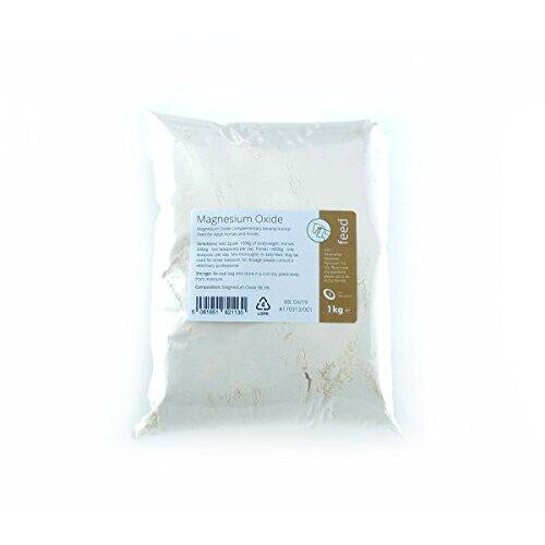 Magnesium Oxide Complementary Animal Feed Supplement 1kg - 98.3% Pure