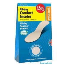 Profoot All Day Comfort Anti Bacterial Washable Breathable Unisex Shoes Insoles