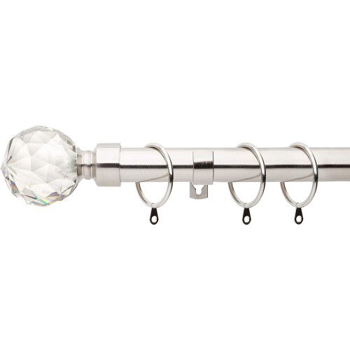 (Brushed Steel, 120cm - 220cm, 47
