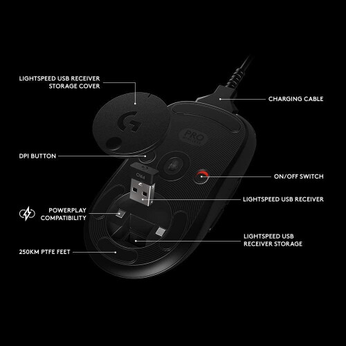 Logitech Logitech G Pro Wireless Gaming Mouse with Esports Grade Performance 1