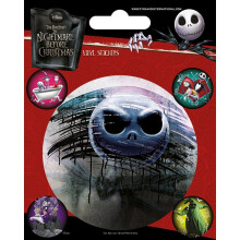 Nightmare Before Christmas Vinyl Character Stickers (Pack of 5)