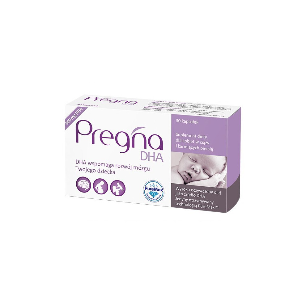 Pregna DHA, for pregnant and lactating women, 30 capsules