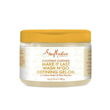 SheaMoisture Coconut Custard Make It Last Wash N' Go Defining Gel-Oil 12oz, pack of 1
