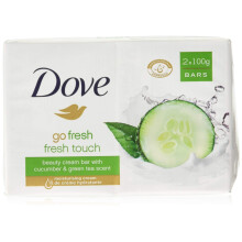 Dove Go Fresh Beauty Bar Soap, Cool Moisture-Fresh Touch, 100 G / 3.5 Oz (Pack of 12)