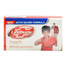 Lifebuoy Total 10 Soap Bar 125g x 3 Bars – Herbal, Deep Cleansing & Moisturizing for Entire Family