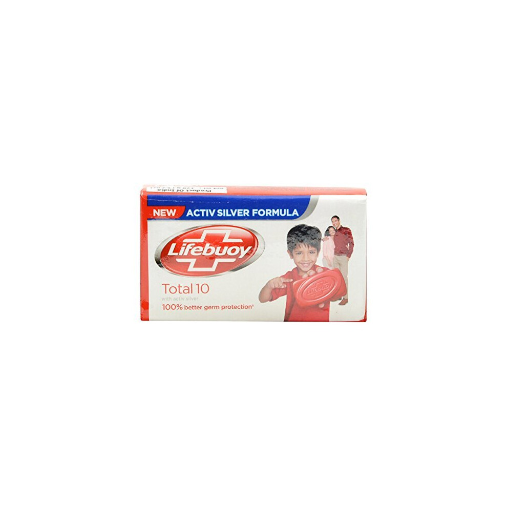 Lifebuoy Total 10 Soap Bar 125G X 3 Bars – Herbal, Deep Cleansing & Moisturizing For Entire Family