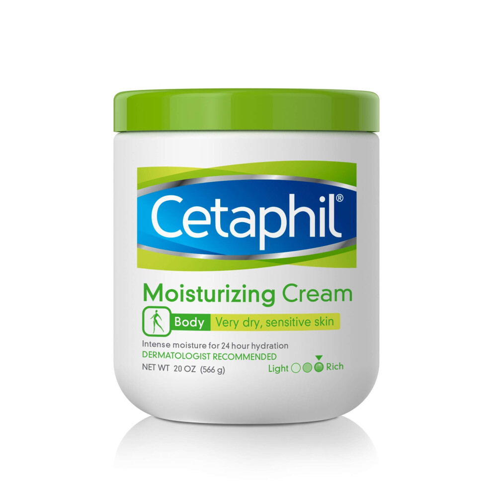 Cetaphil Moisturizing Cream | 20 Oz | Hydrating Moisturizer For Dry To Very Dry, Sensitive Skin | Body Cream Completely Restores Skin Barrier | Fragra