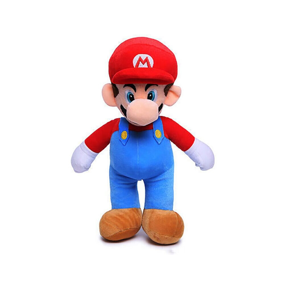 (Mario, 35cm) Super Mario Bros. Mario and Luigi Plush Toy DOLL